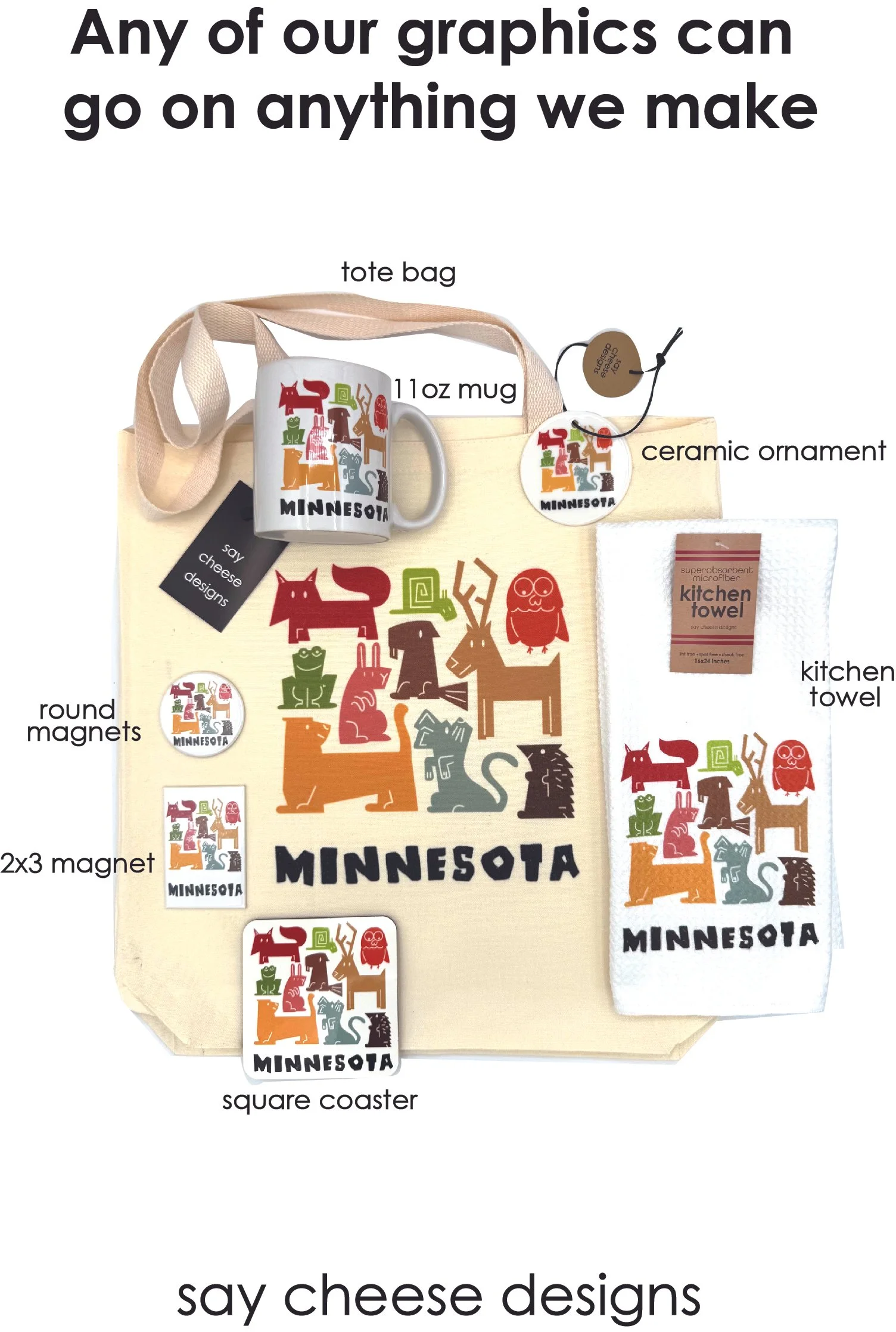 TOPIC SPECIFIC GRAPHICS — Say Cheese Designs